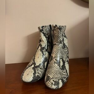 Snakeskin boots